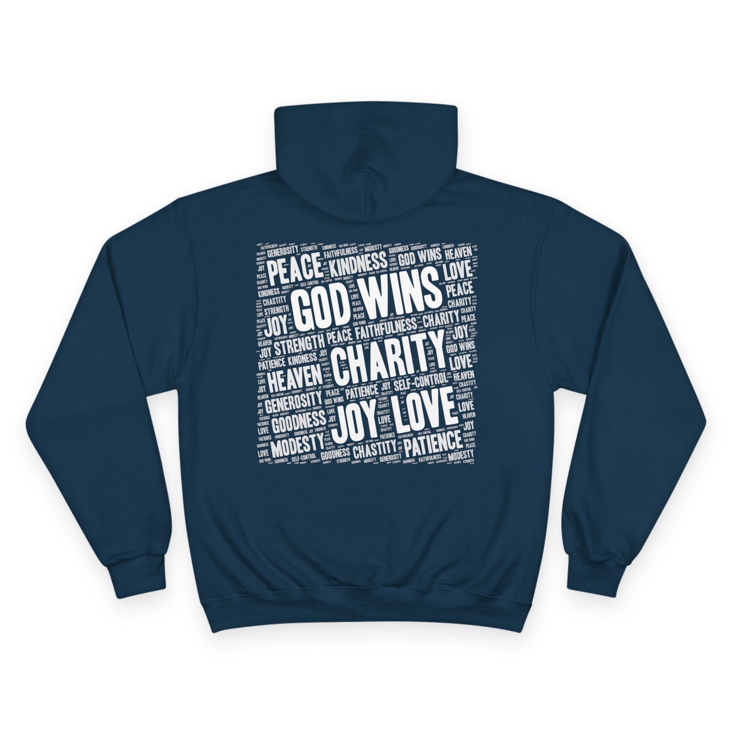 GOD WINS WITH VIRTUE ~ Champion Hoodie