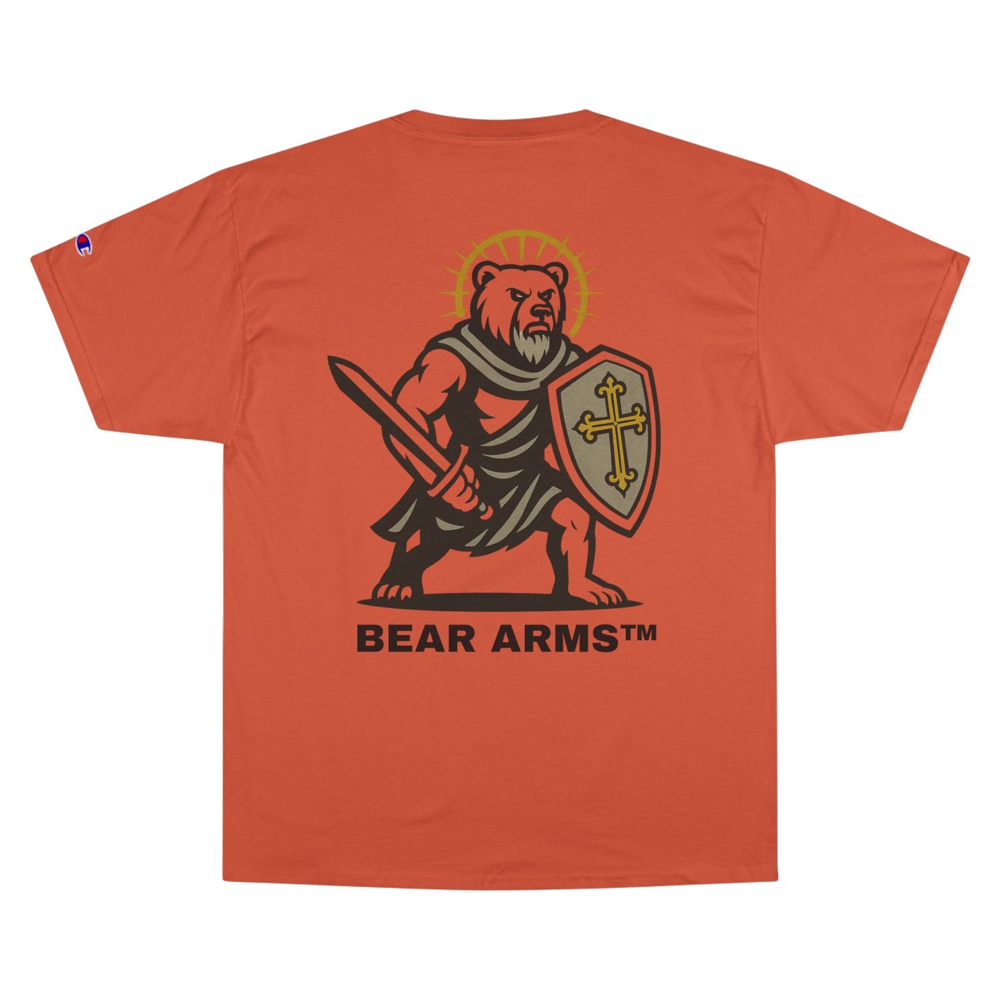 BEAR ARMS™ – BRUTUS THE CRUSADER DEFENDER (CHAMPION™ TEE)