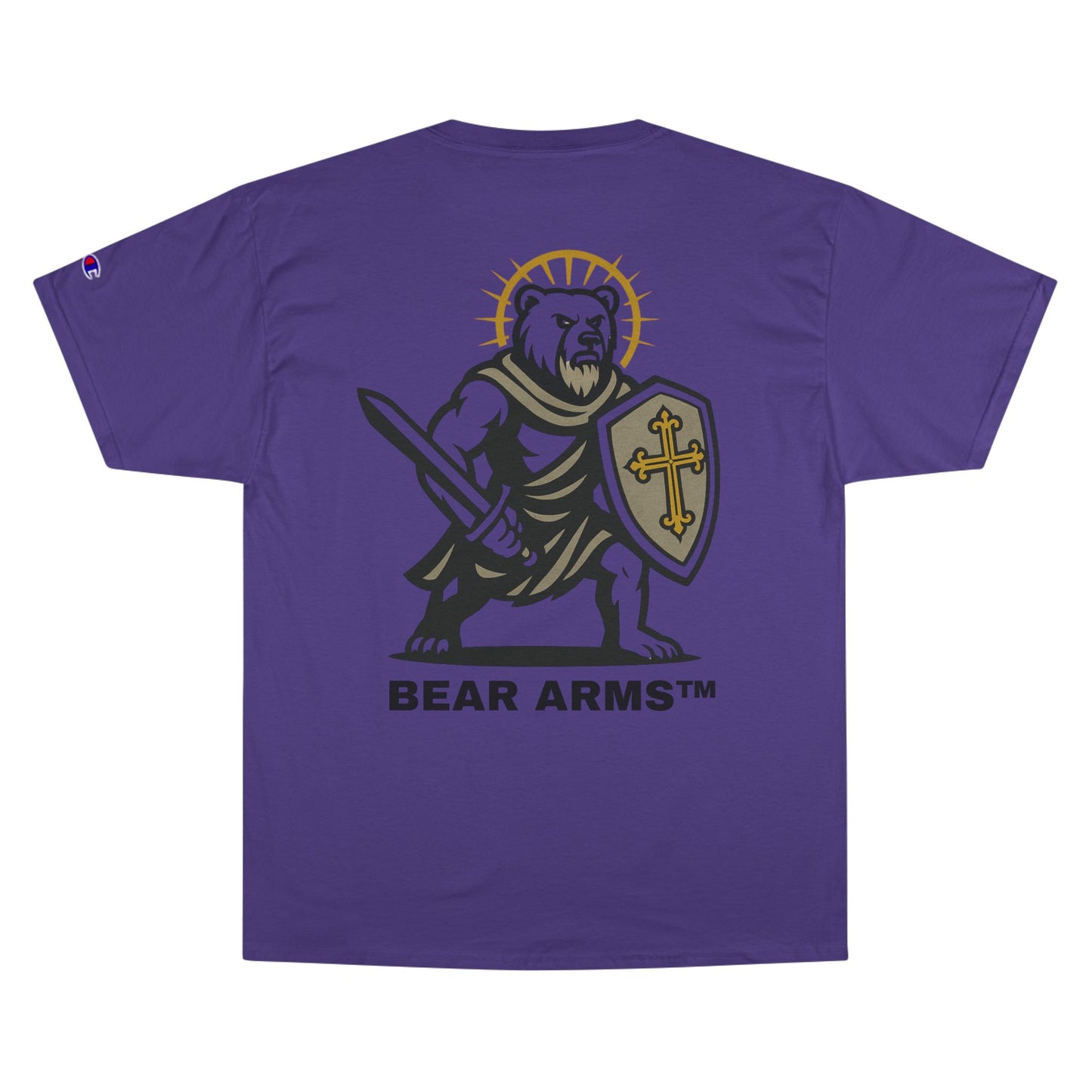 BEAR ARMS™ – BRUTUS THE CRUSADER DEFENDER (CHAMPION™ TEE)