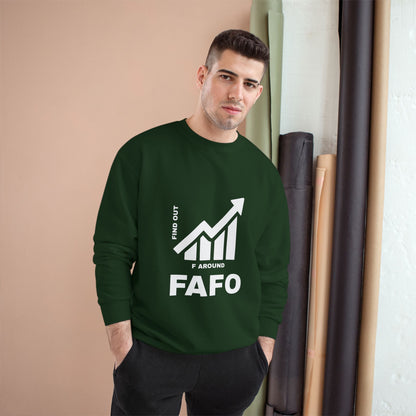Champion® Sweatshirt — FAFO WARNING CREW