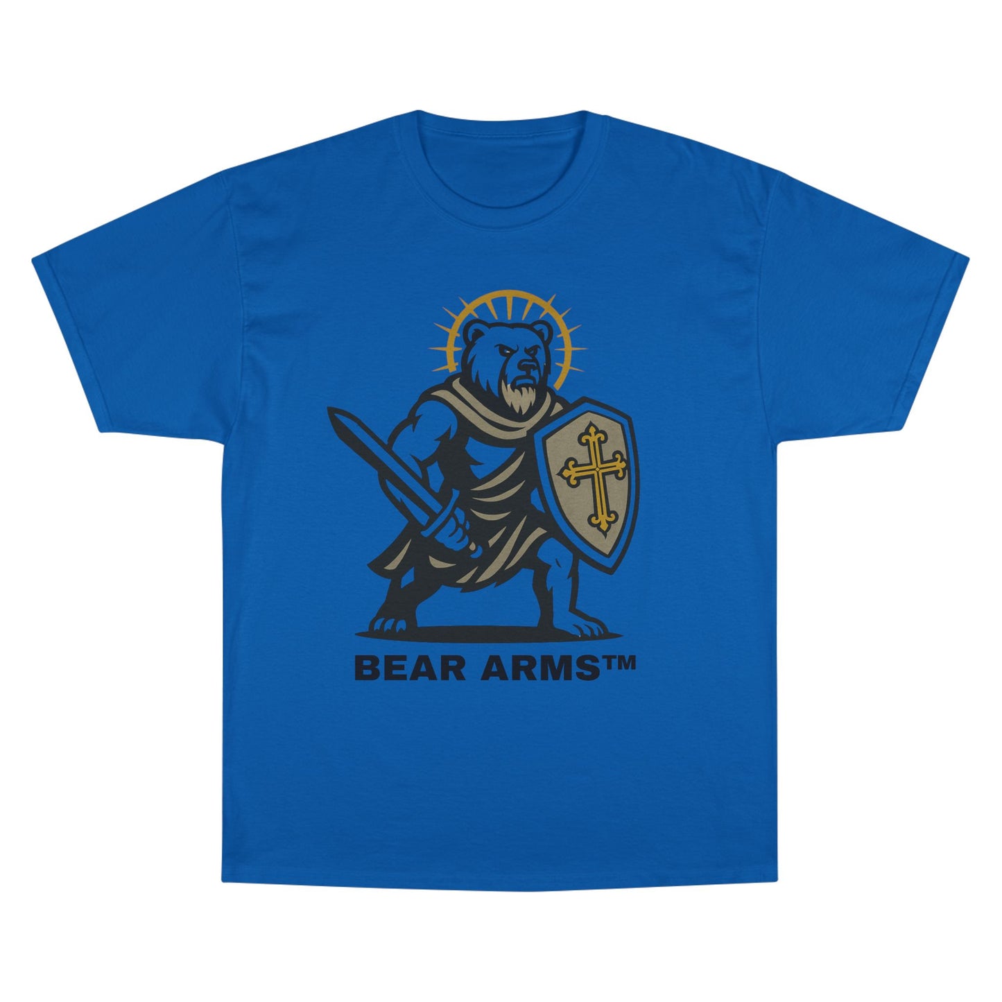 BEAR ARMS™ – BRUTUS THE CRUSADER DEFENDER (CHAMPION™ TEE)