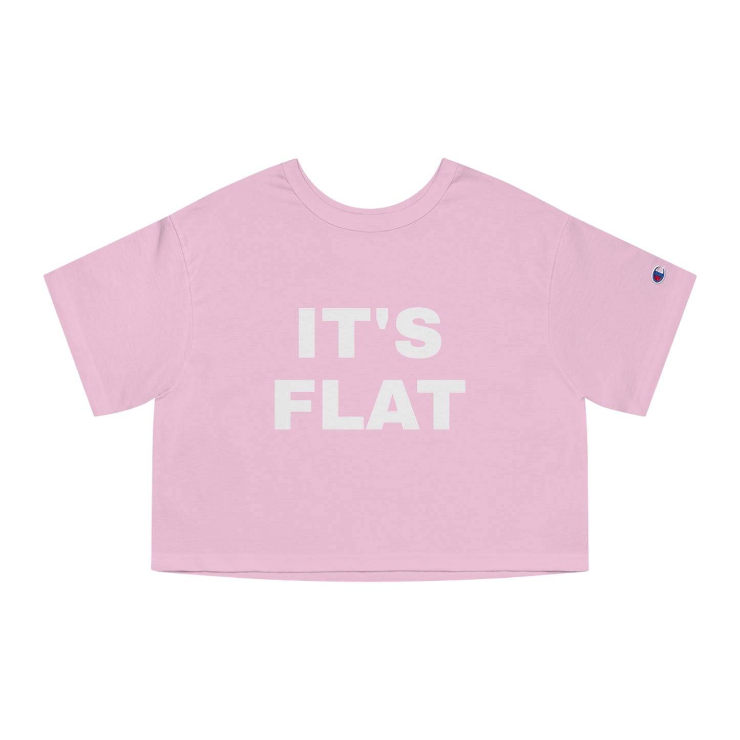 IT'S FLAT ~ Champion Women's Heritage Cropped T-Shirt