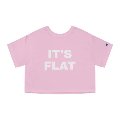 IT'S FLAT ~ Champion Women's Heritage Cropped T-Shirt
