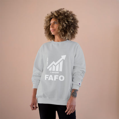 Champion® Sweatshirt — FAFO WARNING CREW