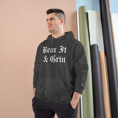 BEAR IT & GRIN™ CHAMPION HOODIE