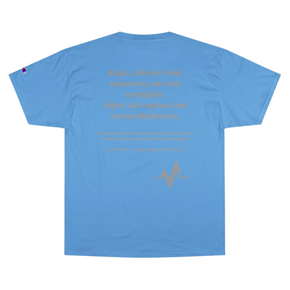 "Bow the Heavens" – Psalm 144:5 Champion® Tee