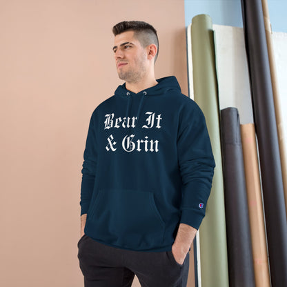 BEAR IT & GRIN™ CHAMPION HOODIE