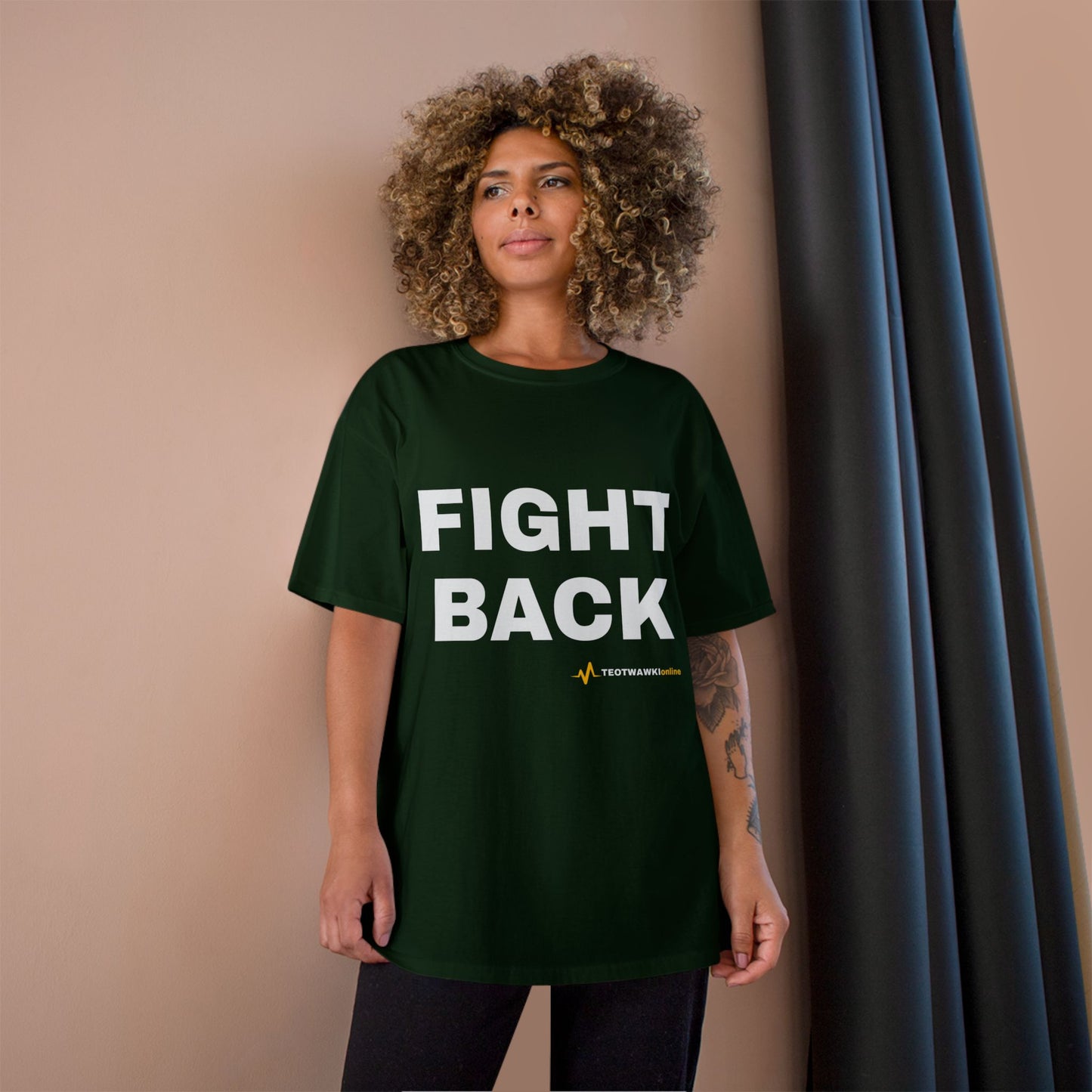 FIGHT BACK — Champion® Tee