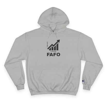 Champion® Hoodie — FAFO WARNING HOODIE