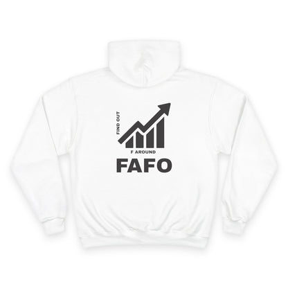 Champion® Hoodie — FAFO WARNING HOODIE