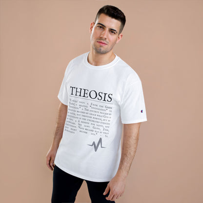 Philosophical Theosis Champion T-Shirt | Spiritual Definition Tee