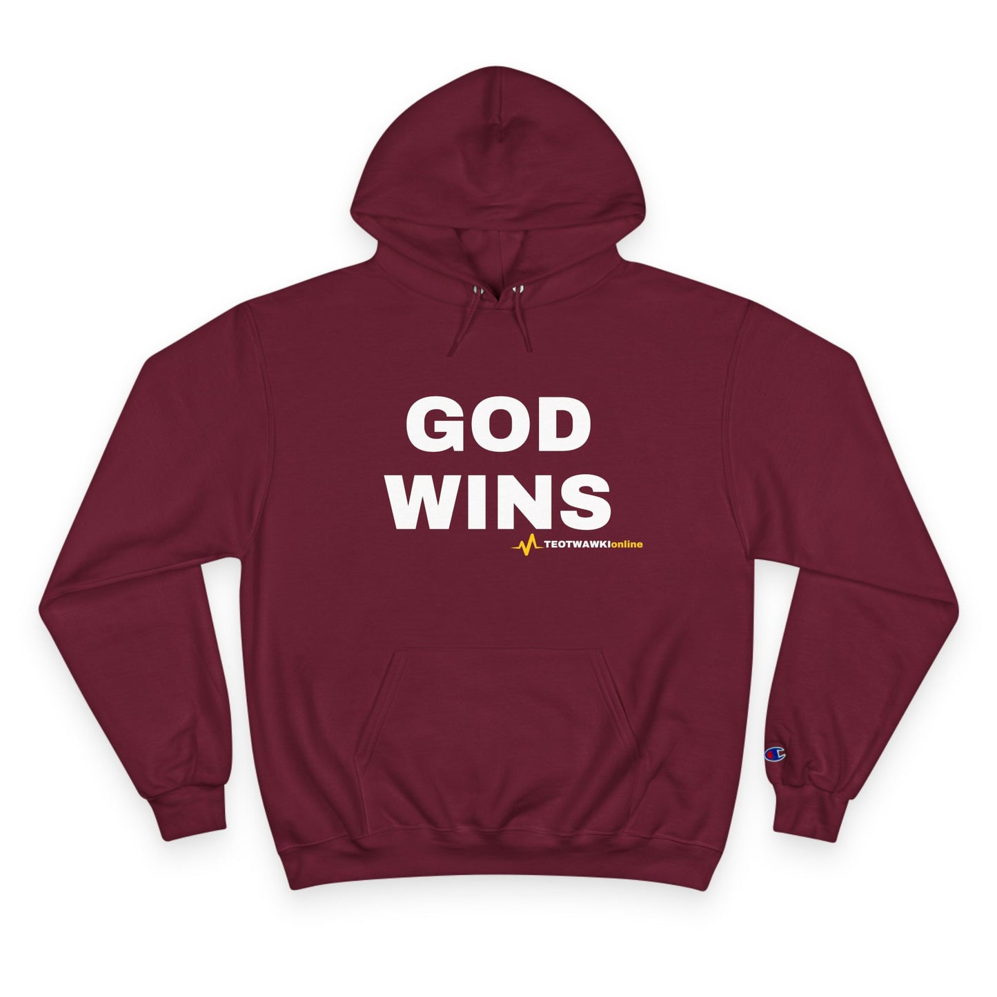GOD WINS – Champion® Hoodie
