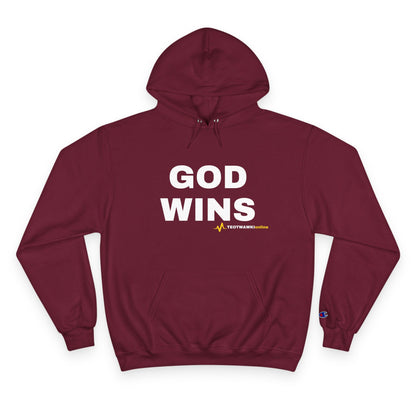 GOD WINS – Champion® Hoodie