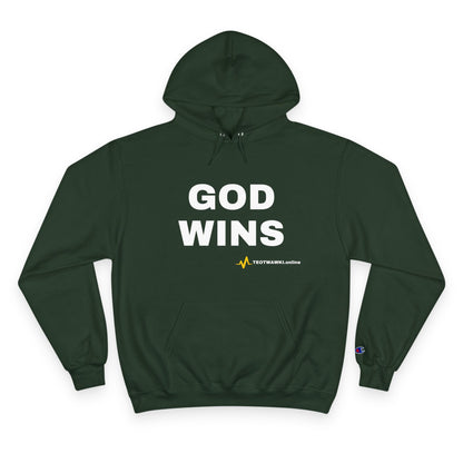 GOD WINS – Champion® Hoodie