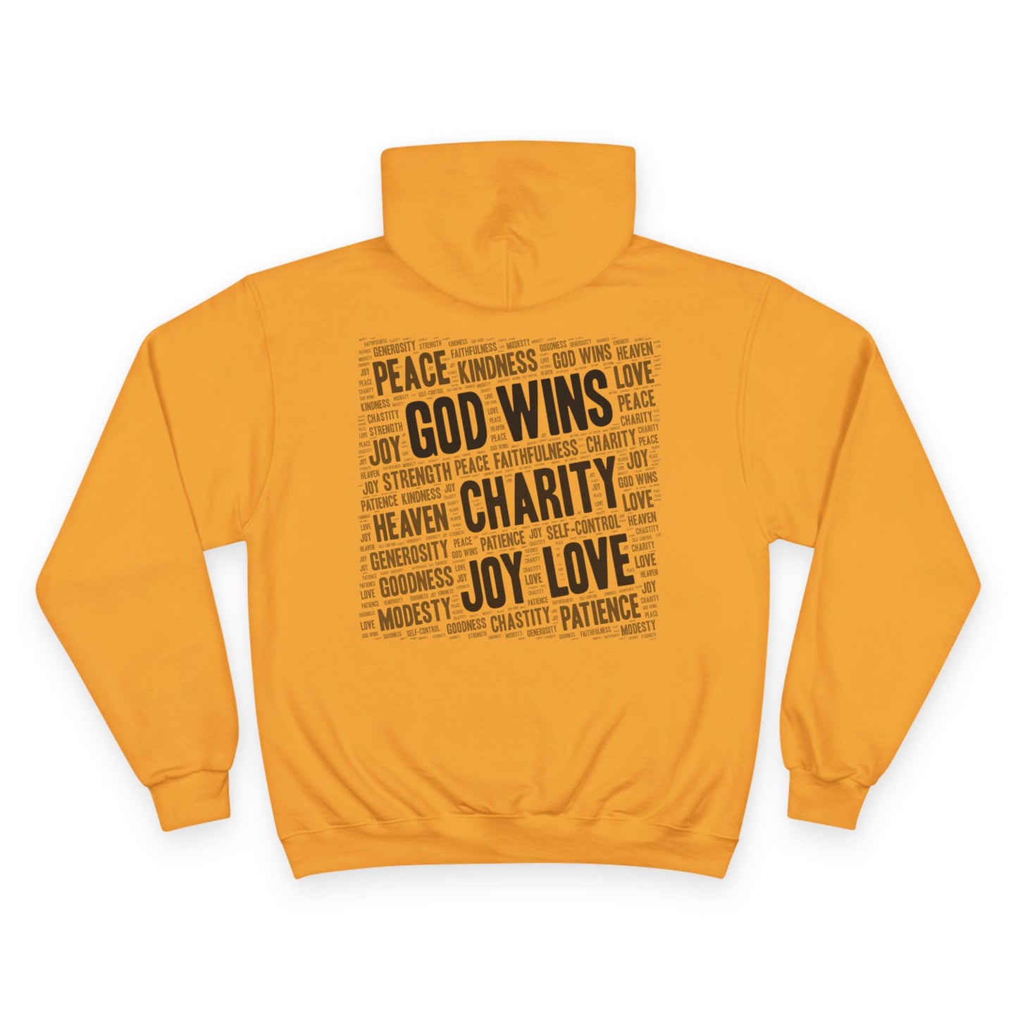 GOD WINS WITH VIRTUE ~ Champion Hoodie