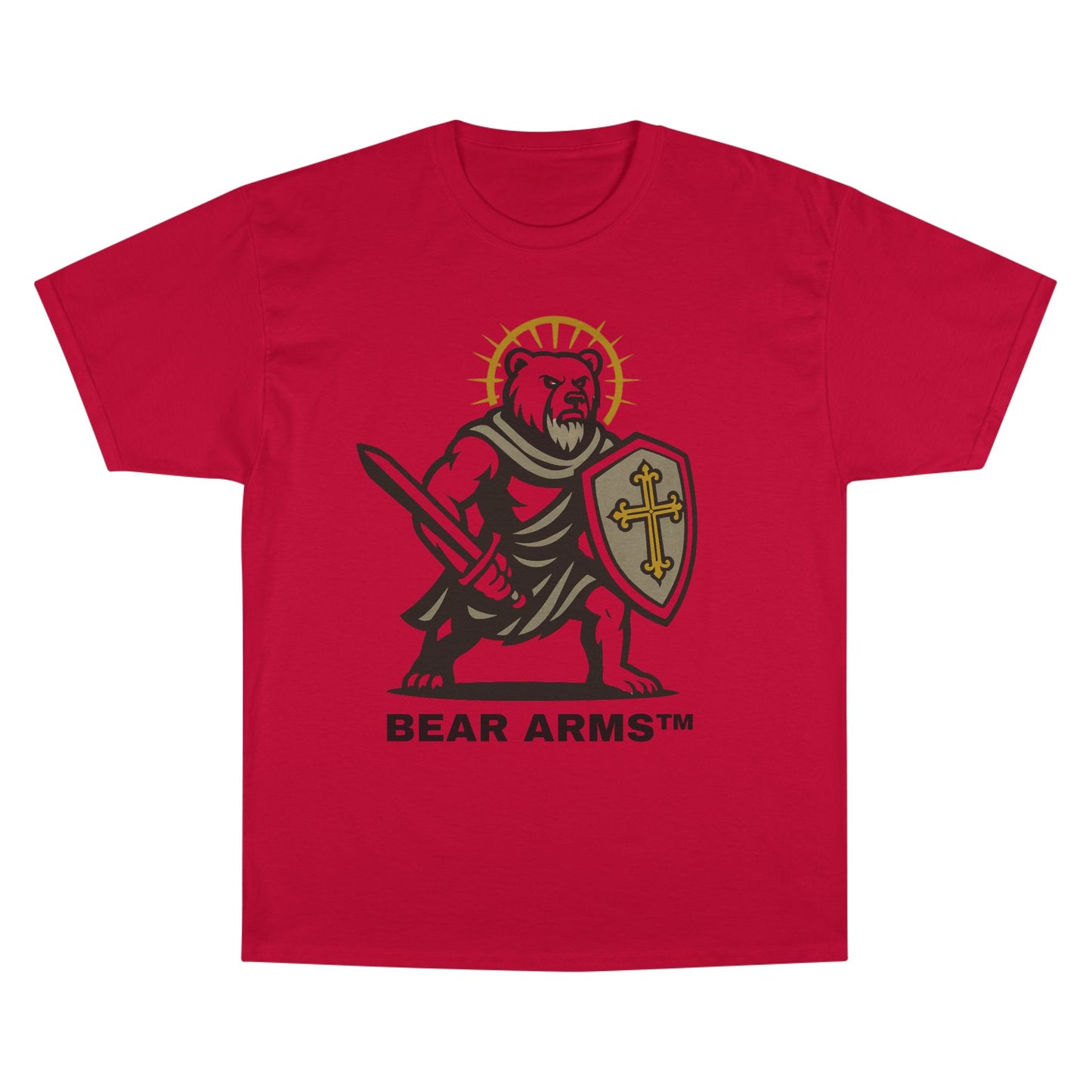 BEAR ARMS™ – BRUTUS THE CRUSADER DEFENDER (CHAMPION™ TEE)