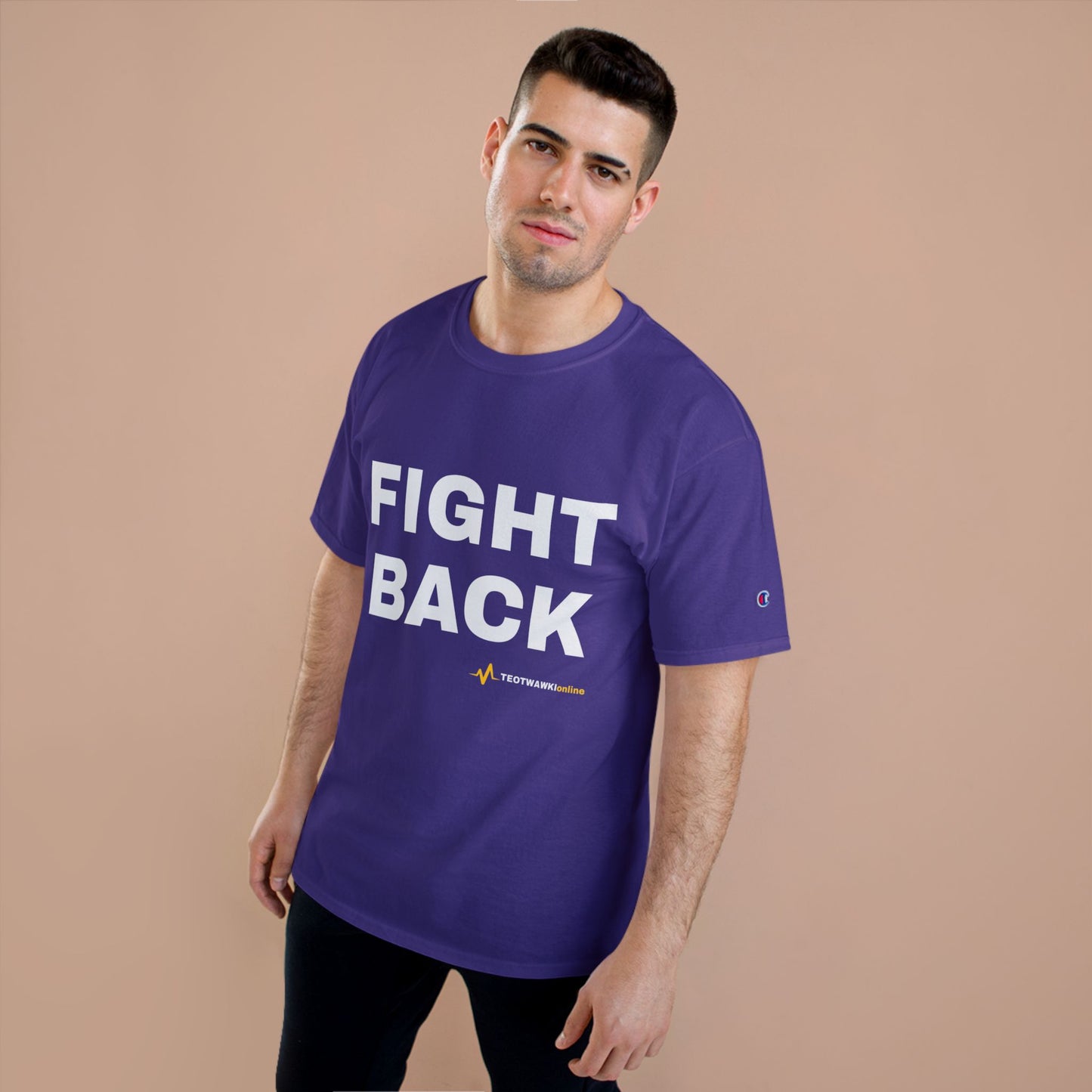FIGHT BACK — Champion® Tee