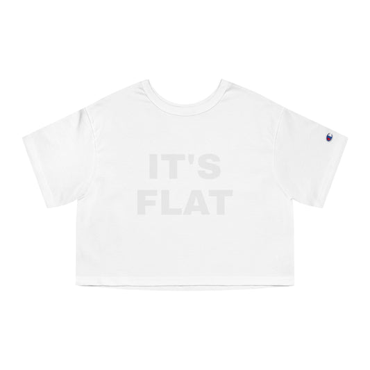IT'S FLAT ~ Champion Women's Heritage Cropped T-Shirt