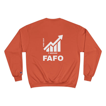 Champion® Sweatshirt — FAFO WARNING CREW
