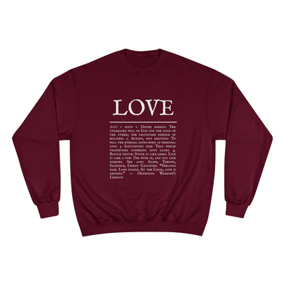 LOVE – Champion Heavyweight Hoodie