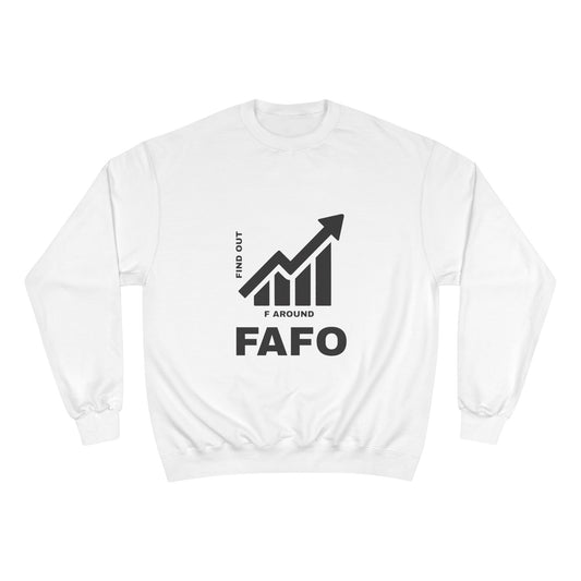Champion® Sweatshirt — FAFO WARNING CREW