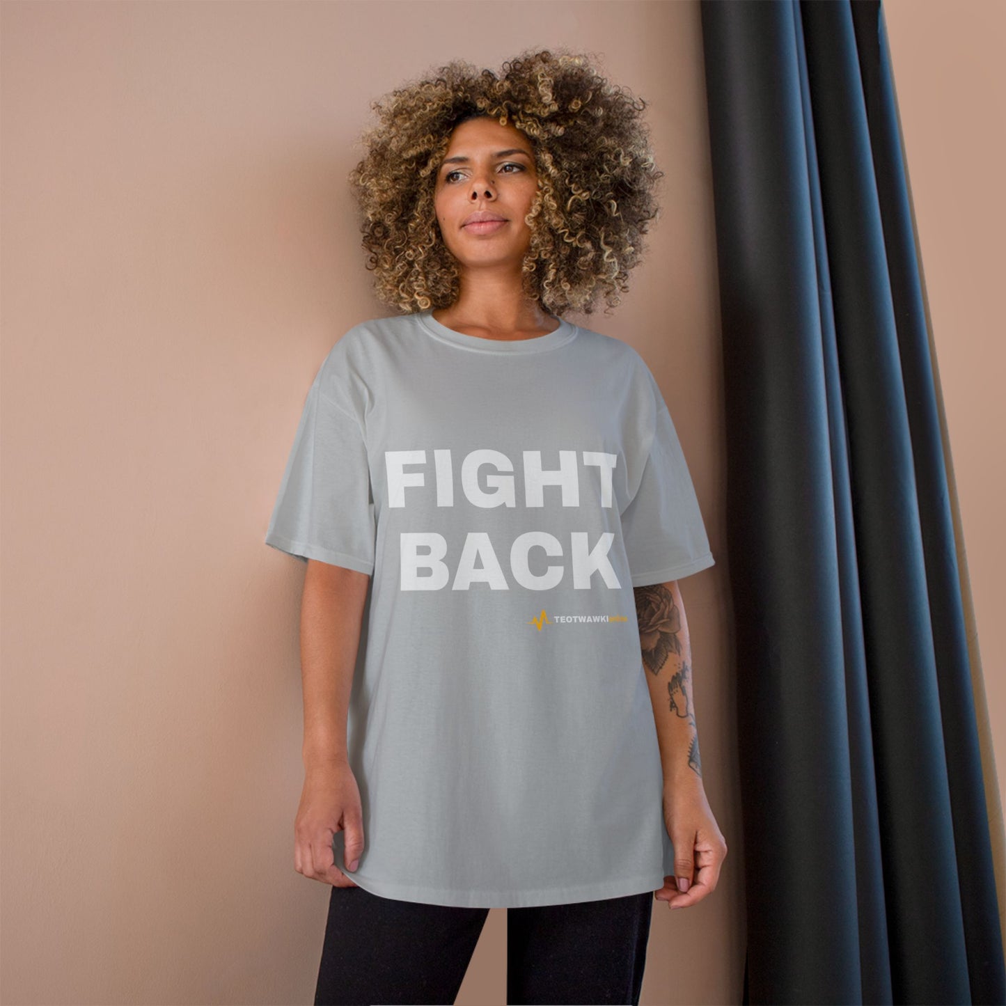 FIGHT BACK — Champion® Tee