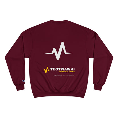 GOD WINS – Champion® Crewneck Sweatshirt