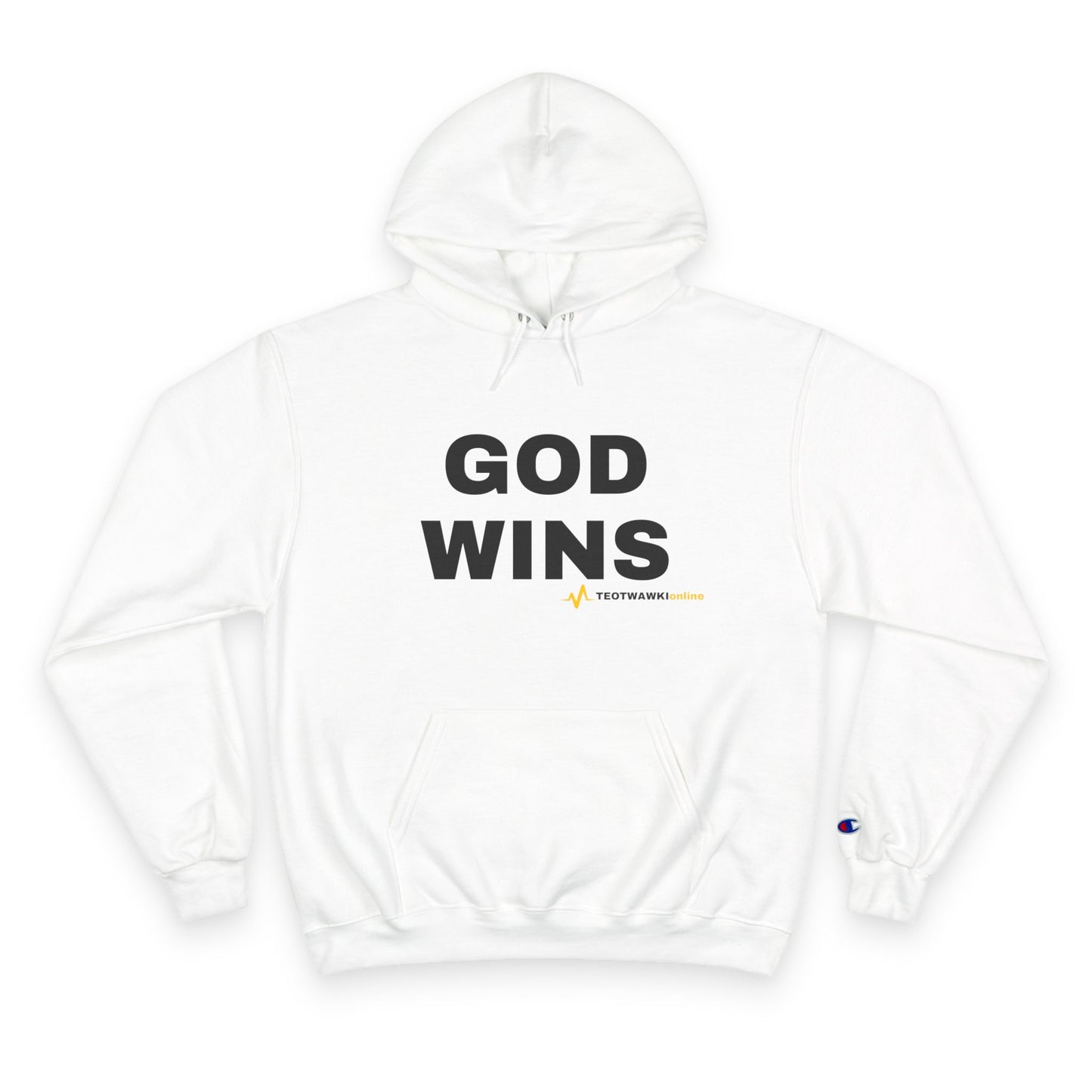 GOD WINS – Champion® Hoodie