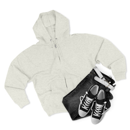 Χριστοφόρος  - Bear Christ. Fight on.  ~ Zip Hoodie – Back Design Only
