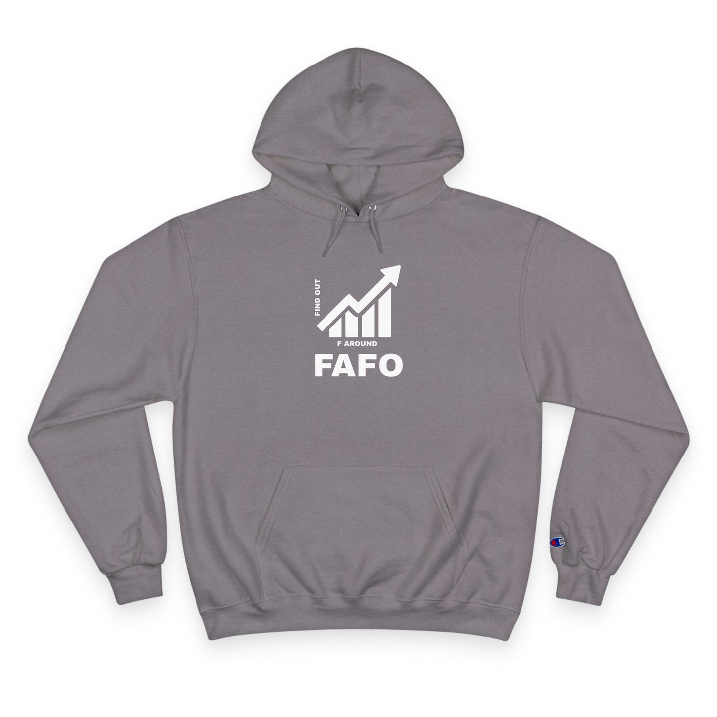 Champion® Hoodie — FAFO WARNING HOODIE