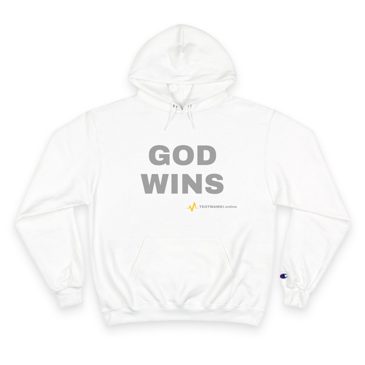 GOD WINS – Champion® Hoodie