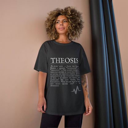 Philosophical Theosis Champion T-Shirt | Spiritual Definition Tee