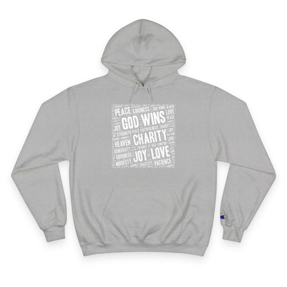 GOD WINS WITH VIRTUE ~ Champion Hoodie