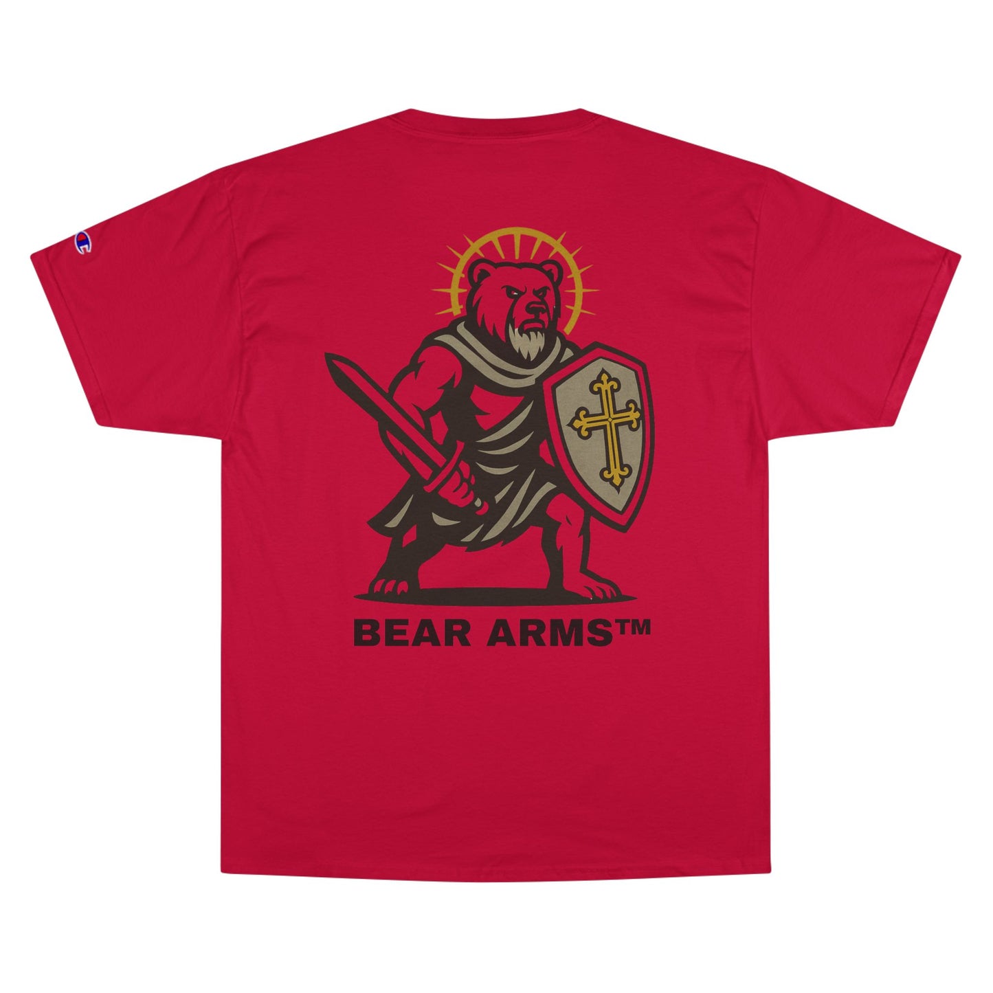 BEAR ARMS™ – BRUTUS THE CRUSADER DEFENDER (CHAMPION™ TEE)
