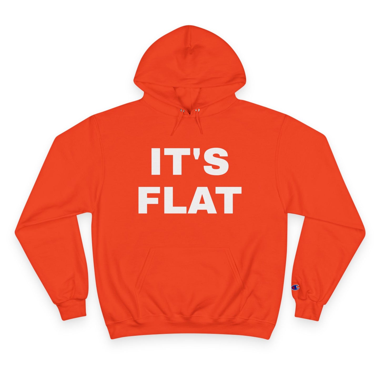IT'S FLAT ~ Champion Hoodie